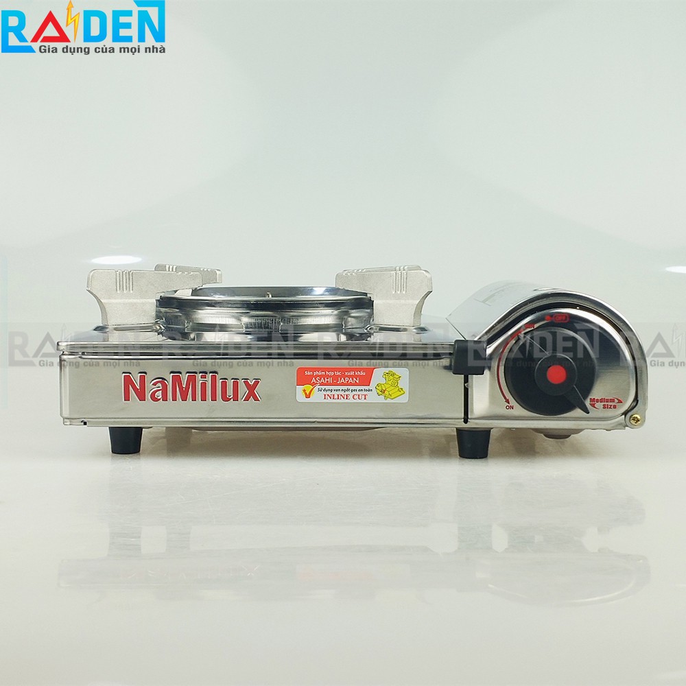 Bếp ga mini hồng ngoại Namilux PM1817AS van Inline Cut ngắt ga an toàn.