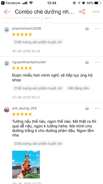 Combo chè dưỡng nhan - lệ đào hoa-25 bát freeship