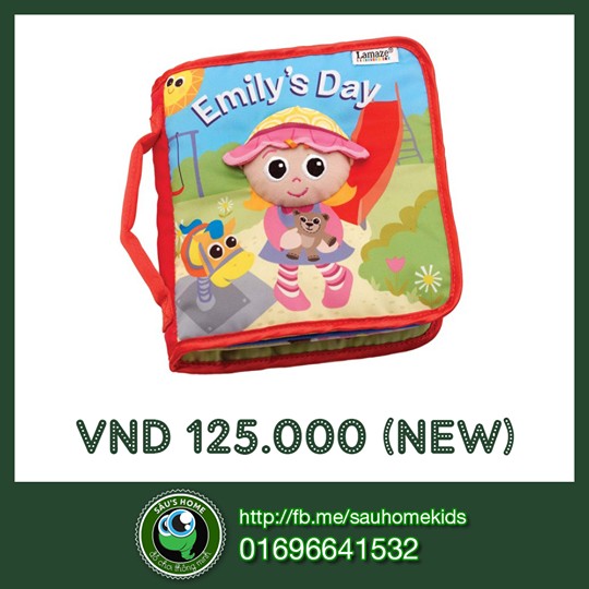 Sách vải "Emily day"