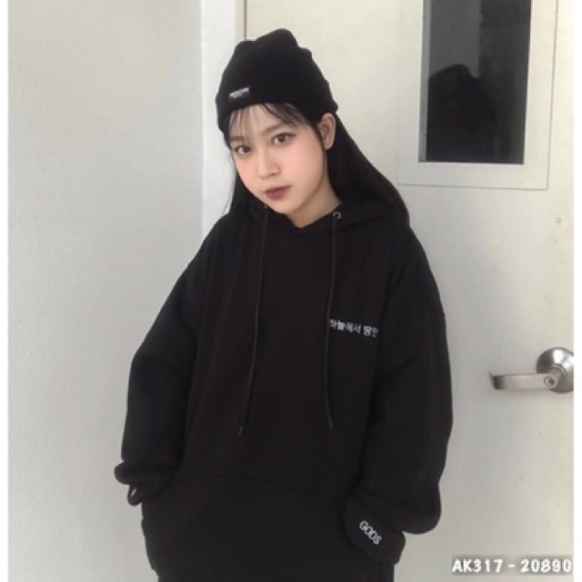 Áo Hoodie Nam Nữ Nỉ Dày Dặn Chữ Thêu Hàng QC Dày Dặn Hoodie Nỉ UNISEX HD CHỮ HÀN - AK31 | BigBuy360 - bigbuy360.vn