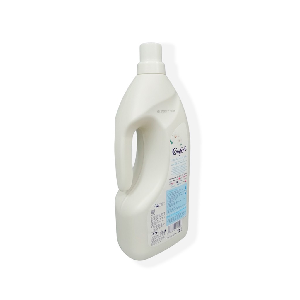 Nước Xả Comfort Cho Da Nhạy Cảm Chai 1,8 Lít Làm Mềm Vải Đậm Đặc