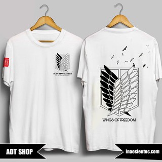 Áo thun áo phông Attack on Titan siêu ngầu giá siêu rẻ nhất vịnh bắc bộ