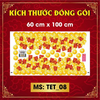 DECAL TRANG TRÍ TẾT 2021 COMBO SỐ 58