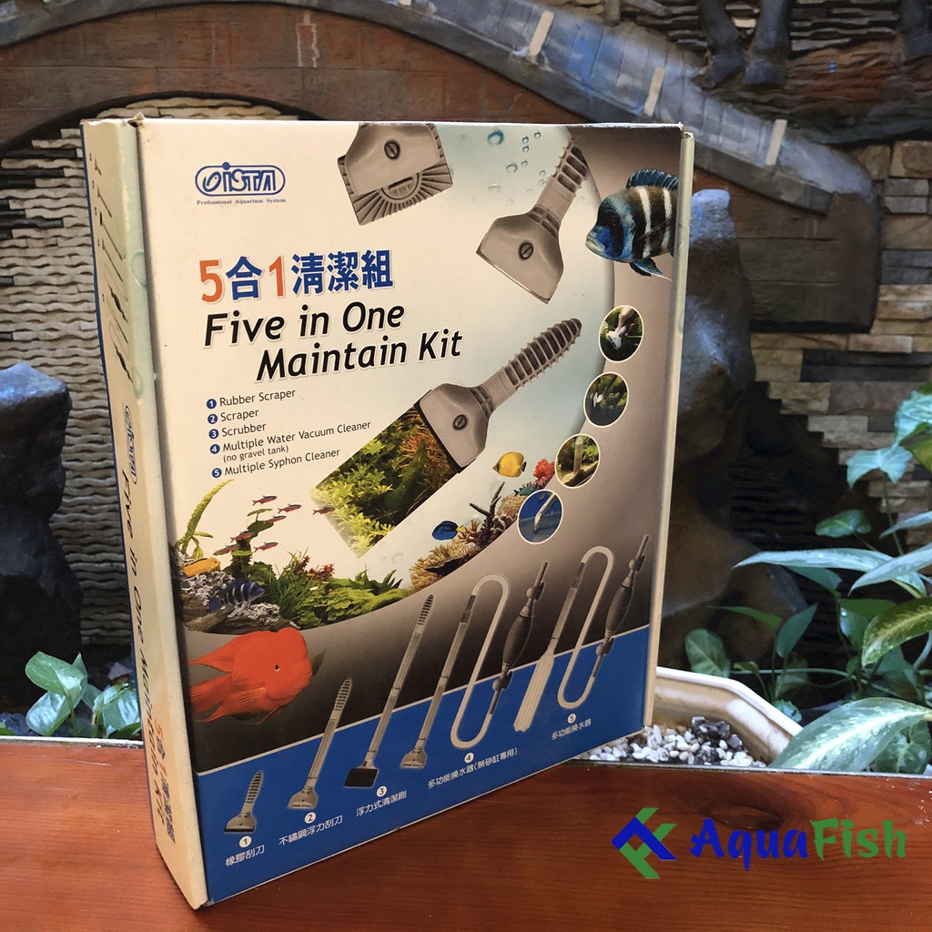 ISTA 5 trong 1 dụng cụ vệ sinh bể cá
