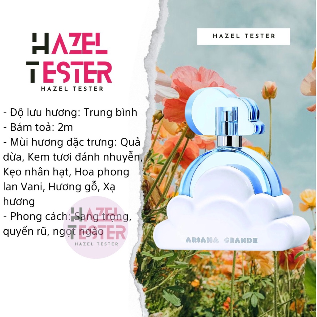 ✨ Nước Hoa Ariana Grande Cloud [ʜᴀᴢᴇʟ ᴛᴇsᴛᴇʀ]