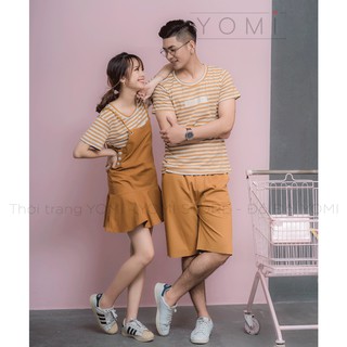 Set đôi Hàn Quốc, váy áo đôi, áo đôi, áo cặp nam nữ