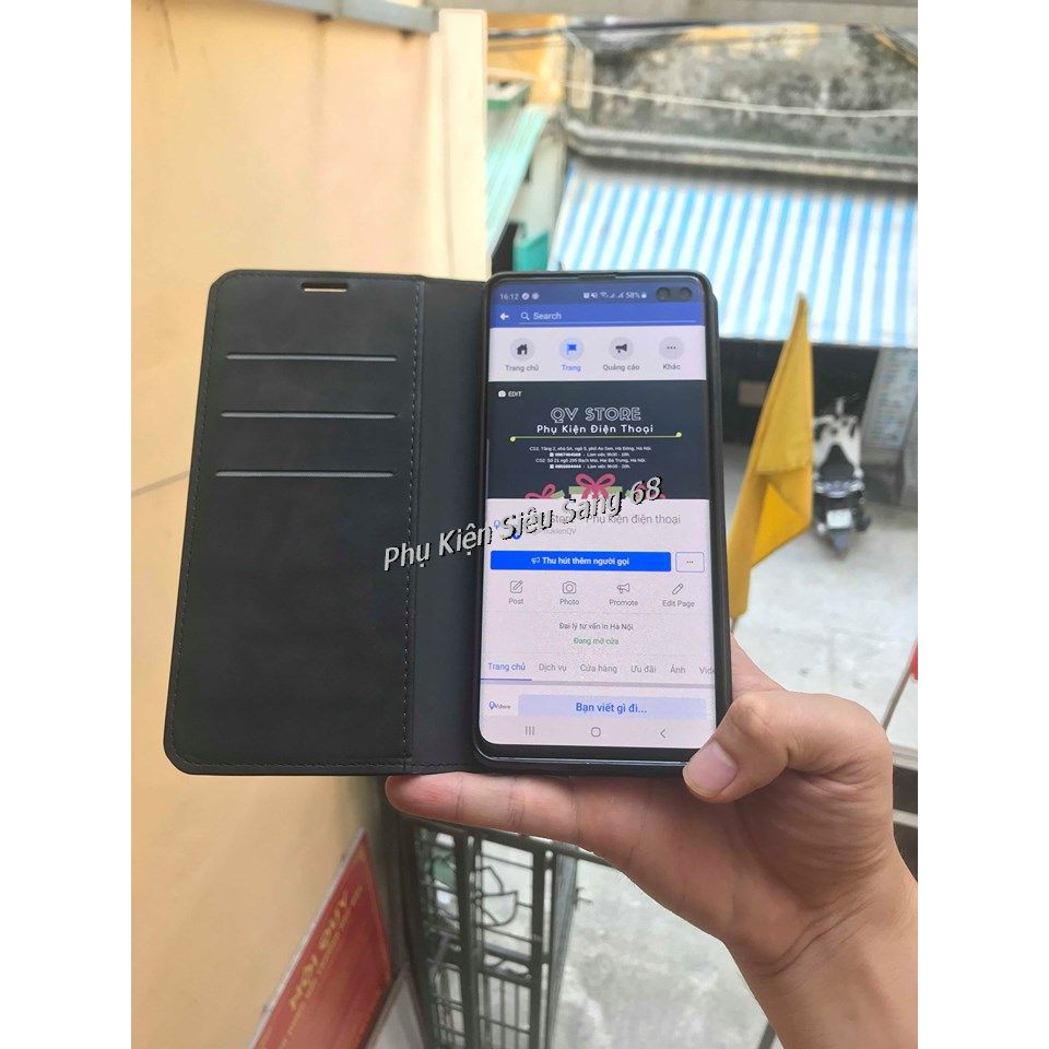 S10 Plus || Bao da PU Gấp 2 mặt Samsung S10 Plus - PK68 | BigBuy360 - bigbuy360.vn