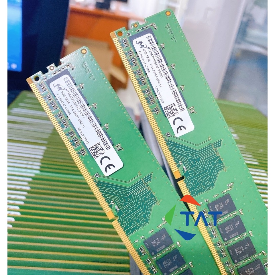 Ram Micron DDR4 8GB 2400MHz Dùng Cho PC Desktop Máy Tính Để Bàn
