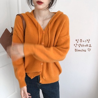 Áo len nữ áo khoác len có mũ siêu đẹp phong cách hàn quốc - s08