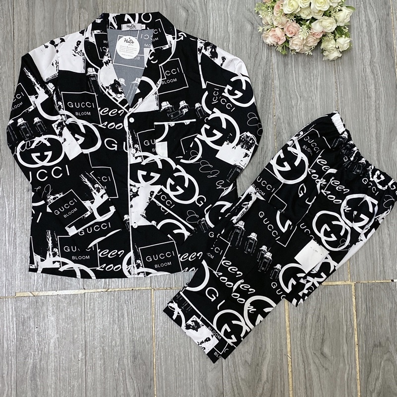 Bộ pijama Kate Thái mềm dài tay | BigBuy360 - bigbuy360.vn