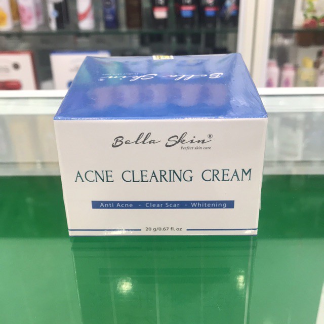 Kem làm giảm mụn Bella Skin Acne Clearing Cream 20gr