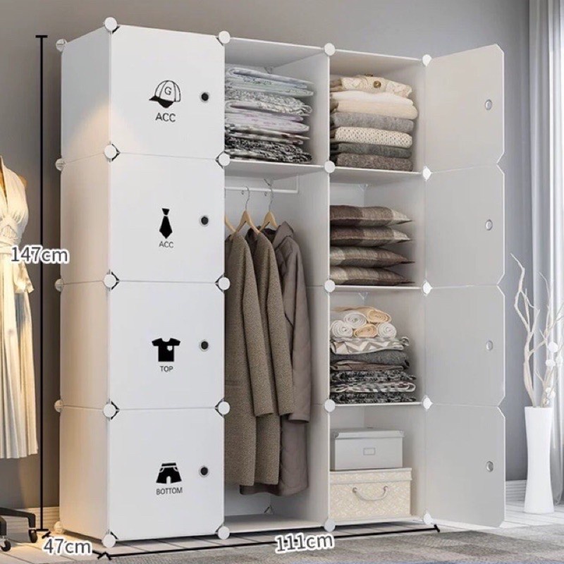 (MẪU MỚI NHẤT) TỔNG KHO TỦ NHỰA LẮP GHÉP 12Ô ĐỂ ĐỒ ĐA NĂNG THÔNG MINH sâu 47cm