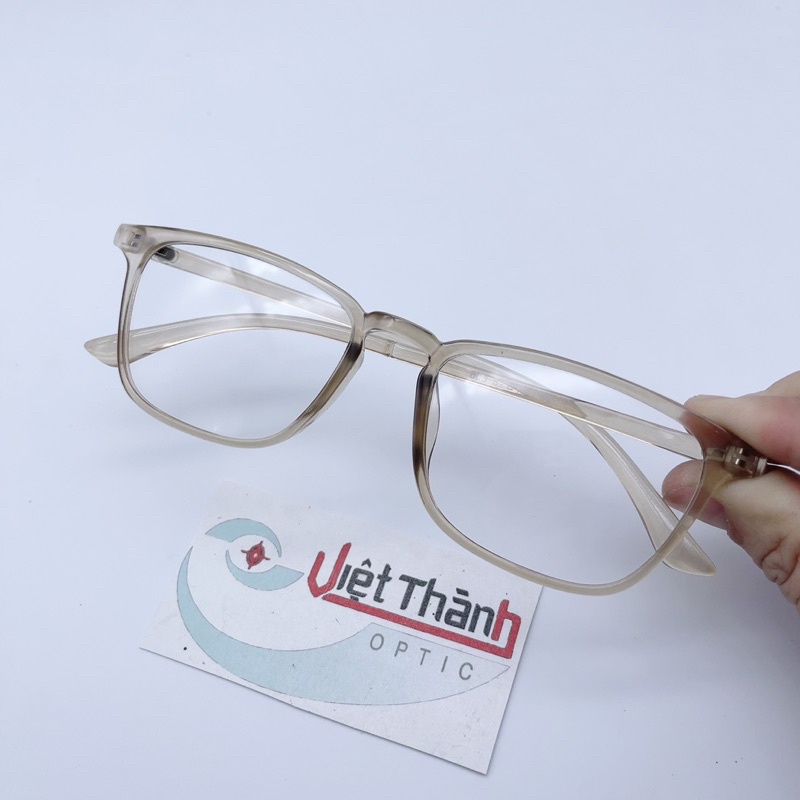 gọng kính cận vuông bầu mảnh kính độ giá rẻ nhận làm cận viễn loạn theo yêu cầu