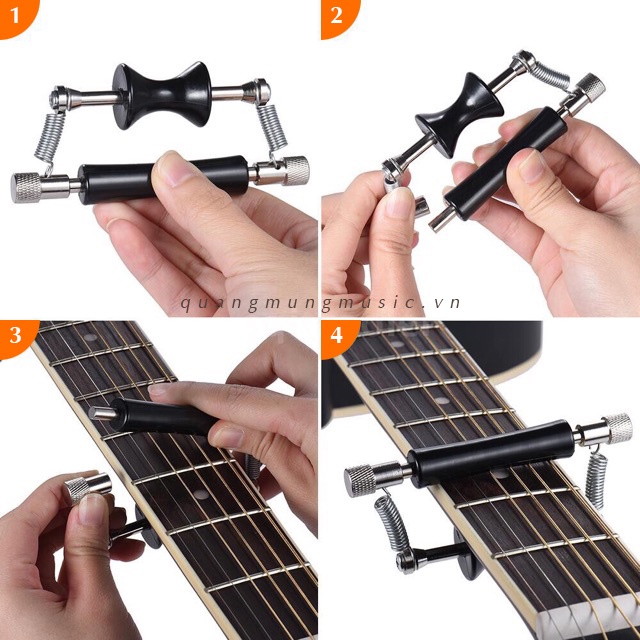 Capo Trượt - Capo Lăn - Capo Guitar Cao Cấp Tiện Dụng