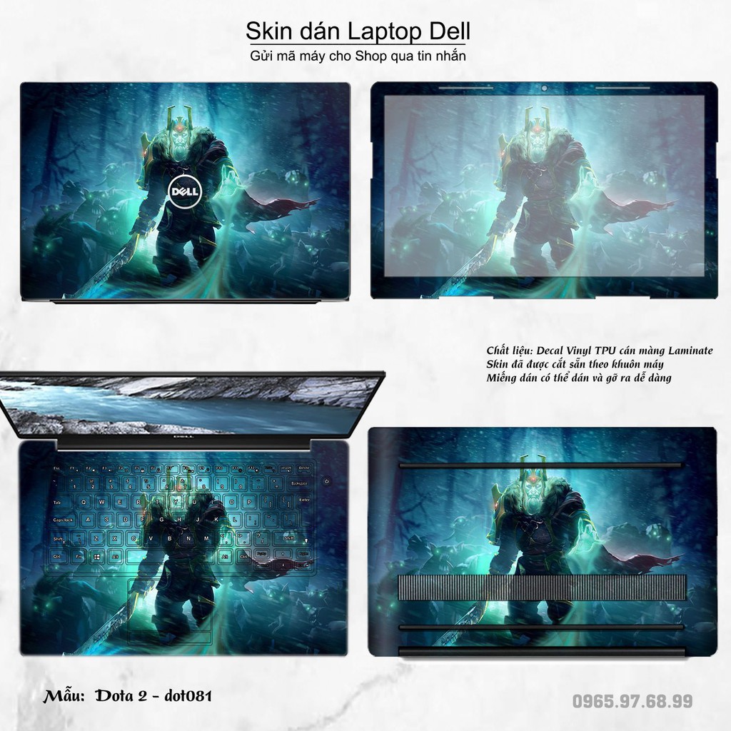 Skin dán Laptop Dell in hình Dota 2 nhiều mẫu 14 (inbox mã máy cho Shop)