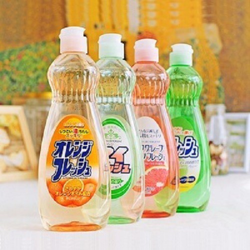 [BIG SALE] Chai nước rửa bát chén 600ml Rocket- Hàng Nhật nội địa