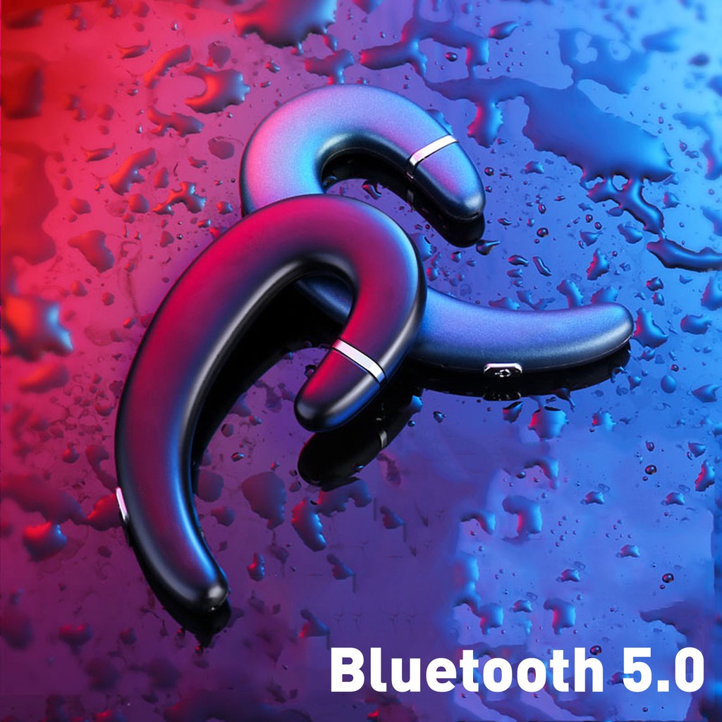 1 Tai Nghe Bluetooth 5.0 Móc Tai Không Dây Chống Thấm Nước Kiểu Dáng Thể Thao