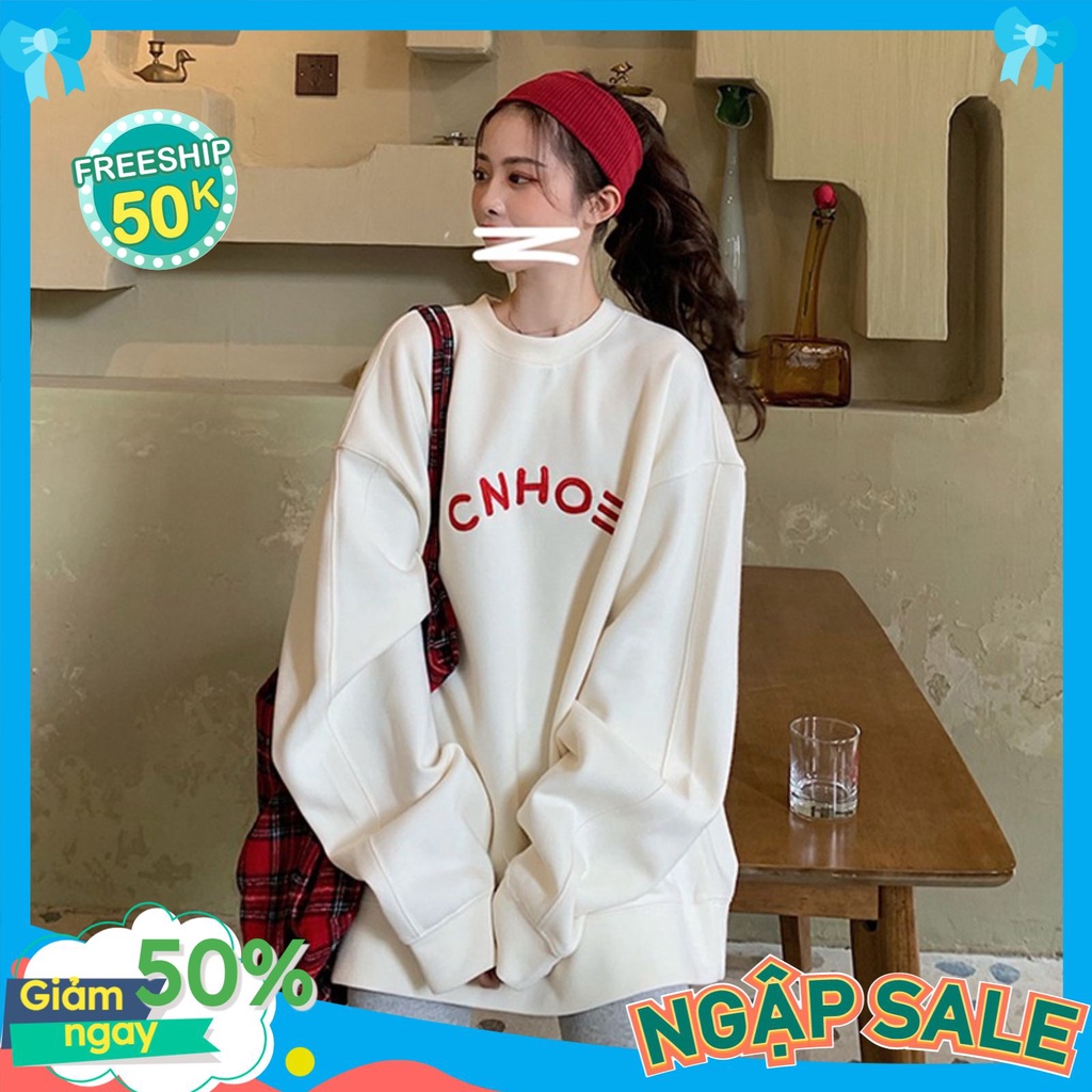 Áo hoodie nam nữ phong cách Ellon Erc oversize, Áo sweater nỉ siêu đẹp vải dày form rộng Unisex