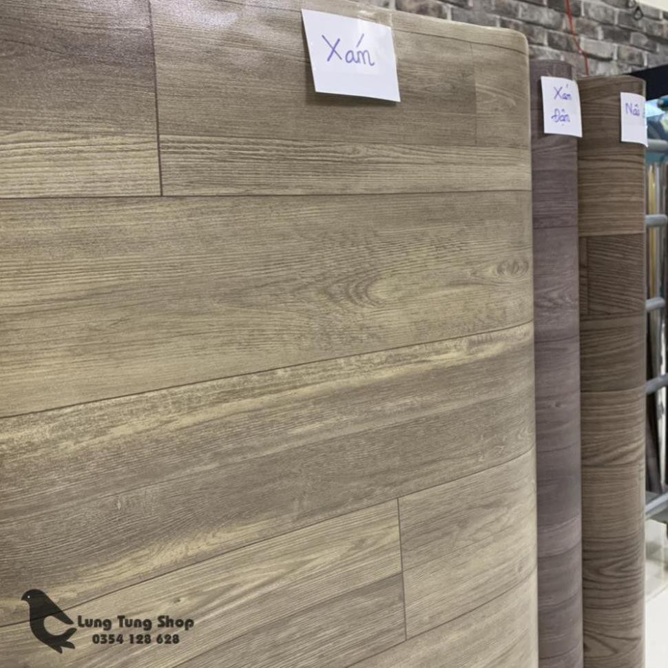 Thảm nhựa simili trải sàn vân gỗ nhám