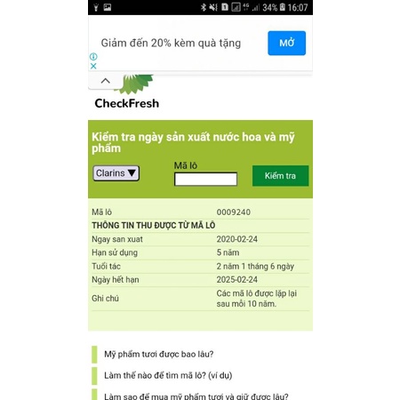 Kem Dưỡng Da Ban Đêm Clarins Multi-Active Targets Revitalizing Night Cream 15ml