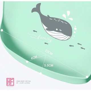 YẾM ĂN DẶM SILICON CÓ MÁNG