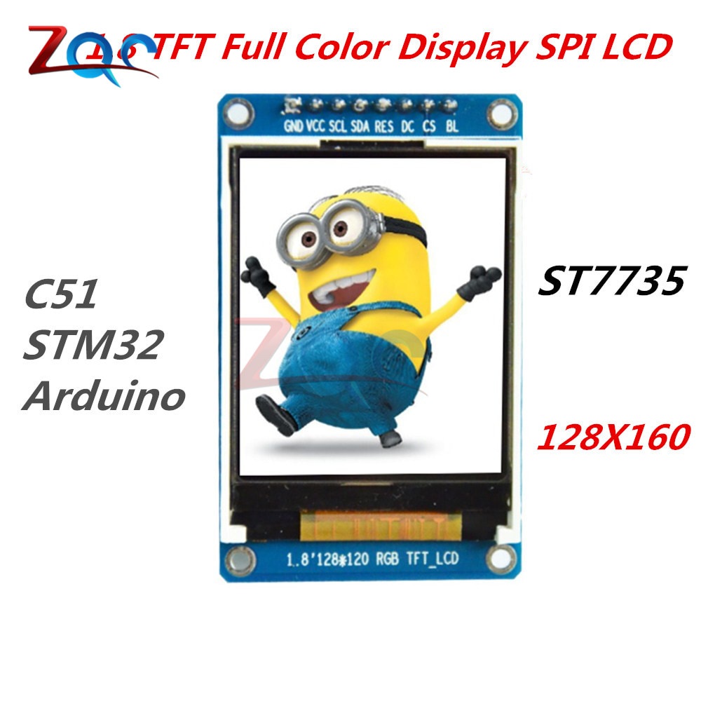 Mô Đun Màn Hình Lcd Tft 1.8 "Inch 128x160 Spi St7735S 3.3v Cho Arduino