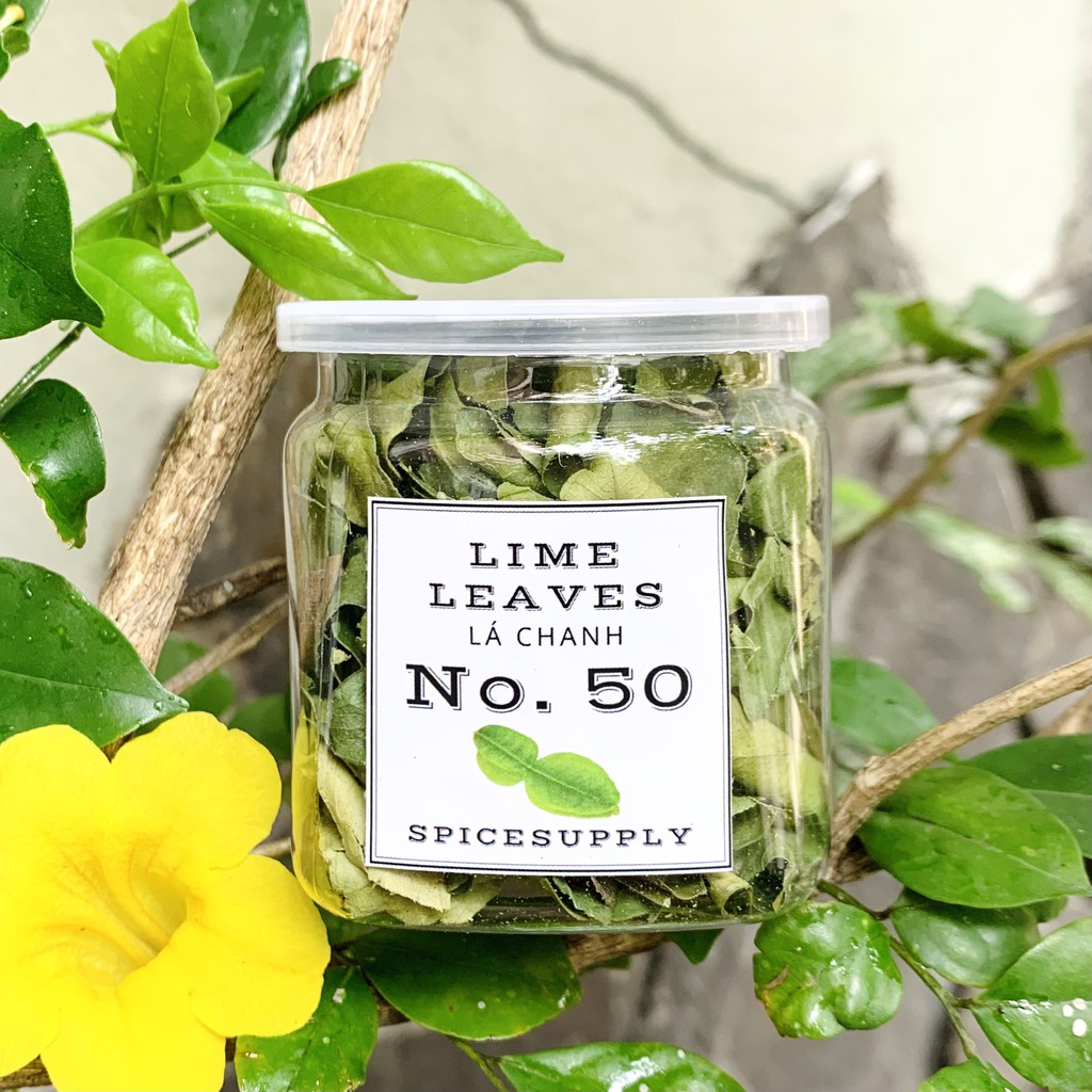 Lime Leaves - Lá Chanh SPICESUPPLY Việt Nam Sấy Lạnh Làm Khô Gà Và Các Món Á Hũ 20g
