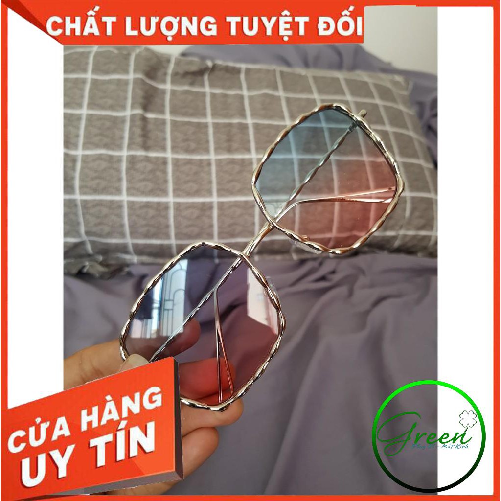 Mắt kính gọng xi xoắn hàn quốc cao cấp💖gọng kính mát râm nữ tinh tế AH166