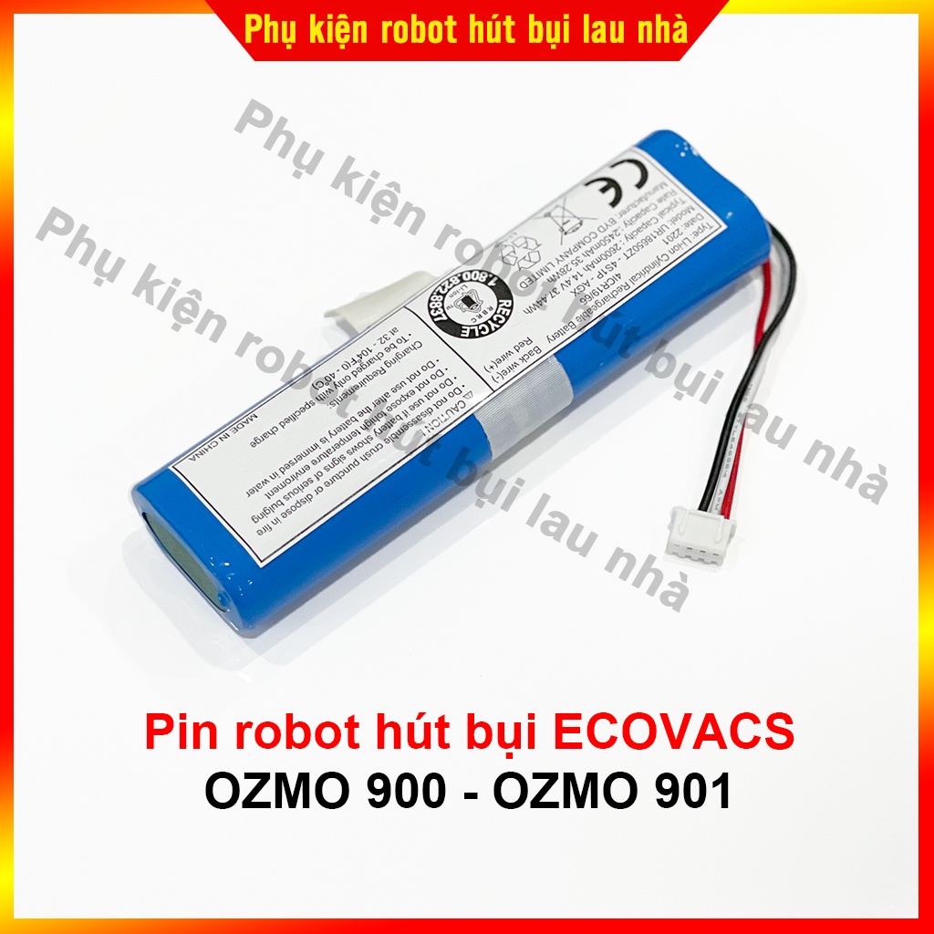 Pin robot hút bụi Ecovacs OZMO 900 - OZMO 901 - Bảo hành 3 tháng (Lỗi 1 đổi 1)