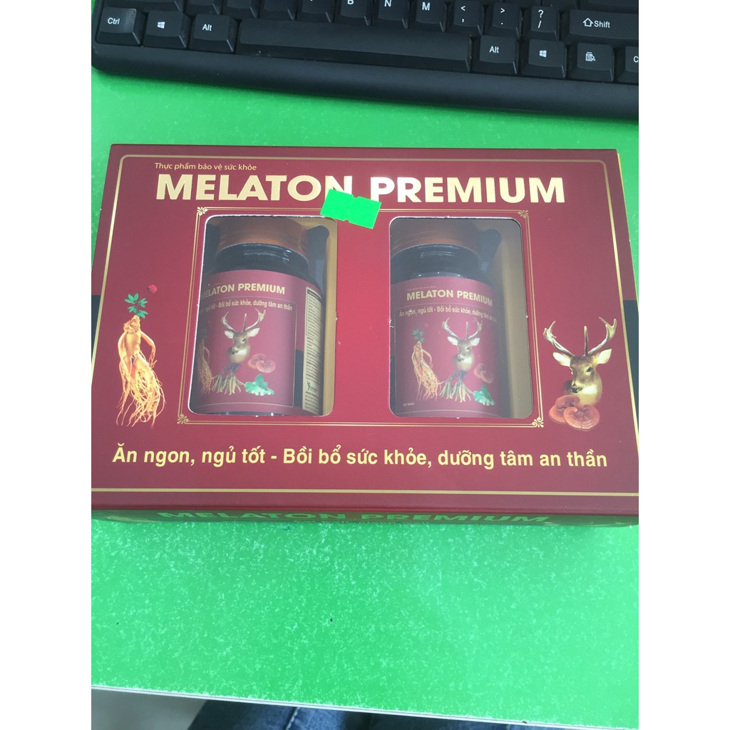Viên  Ăn Ngon Ngủ Tốt Melaton Premium ( 2 lọ *30v)