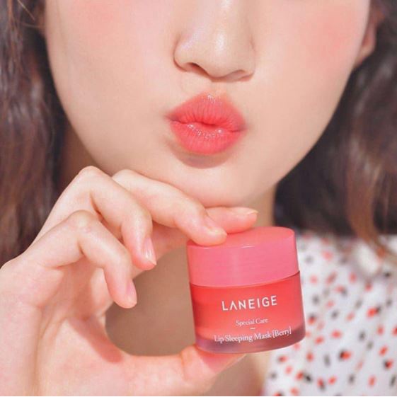 Mặt nạ ngủ cho môi Laneige Full size cỡ lớn 20g Lip Sleeping Mask, Mặt nạ ngủ môi Laneige Berry KOREA - licyhouse