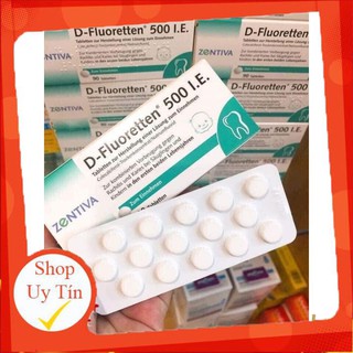 [ HÀNG CHÍNH HÃNG] Vitamin D Fluoretten 500 I E, bổ sung D3 Flouretten cam kết Hàng Đức chính hãng