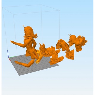 File in mô hình 3D Mantis Bust