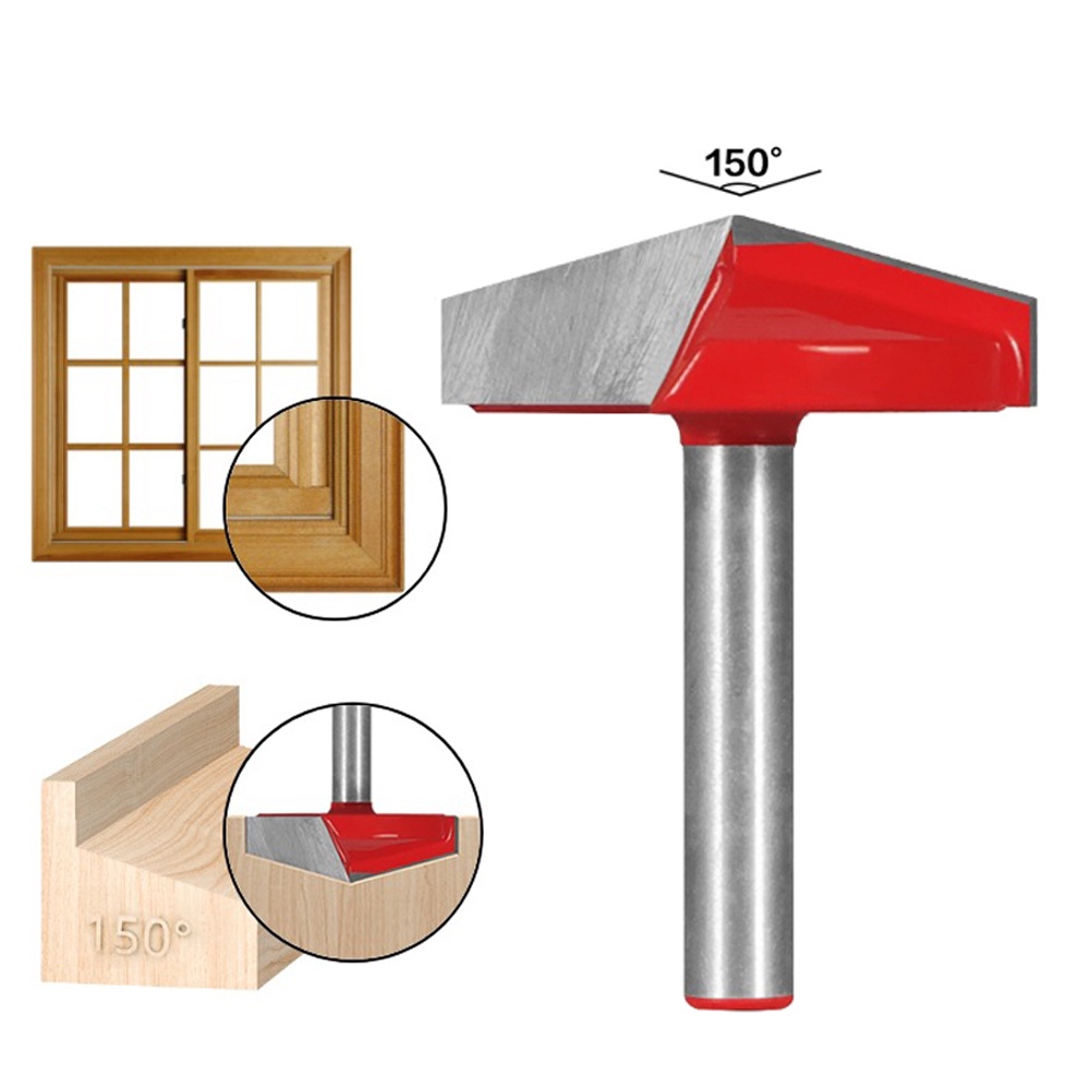 Mũi Khoan Chữ v 60 Độ Dày 6mm Chuyên Dụng Cho Điêu Khắc Gỗ° 90° 120° 150° Mũi Khoan Hình Chữ v Chuyên Dụng Cao Cấp