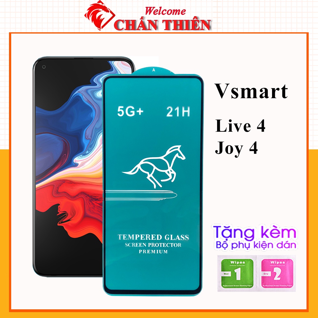 Cường lực vsmart live 4 active 3 joy 3 joy 4 star 3 4 5 joy 2+ aris pro  full màn tổng hợp Kính [OG]