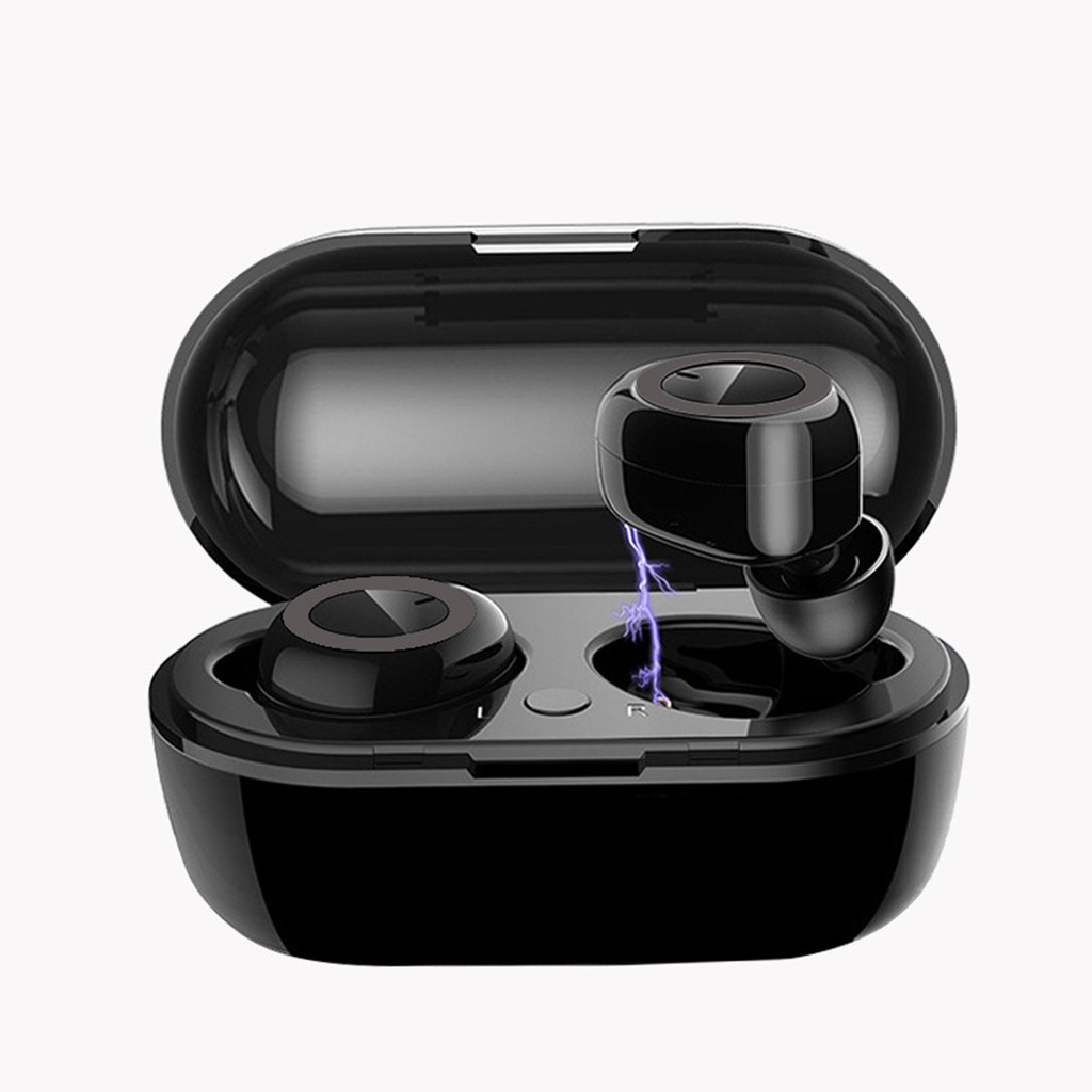 Tai Nghe Bluetooth 5.0 Hel + Y50 Nút Điều Khiển Giảm Tiếng Ồn Kèm Hộp Sạc Ốp