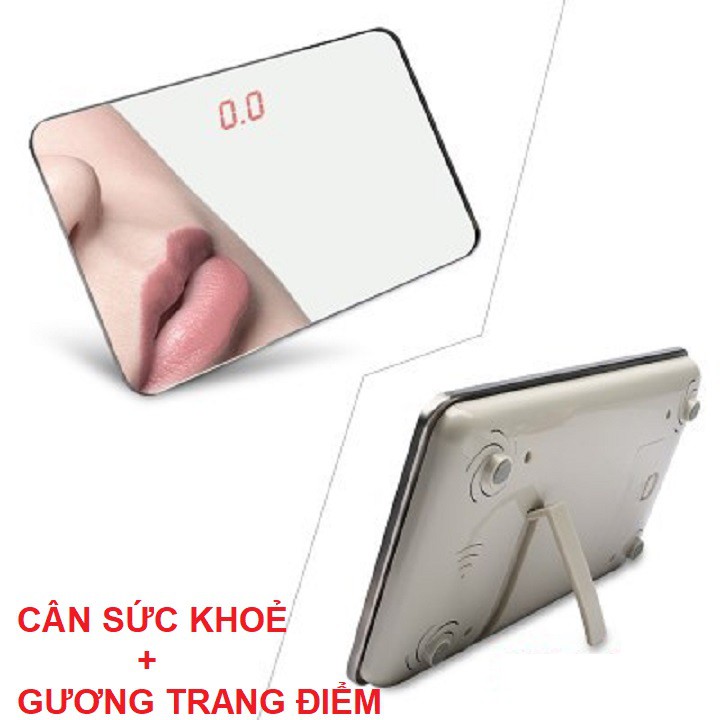 Cân Điện Tử, Cân Sức Khỏe Kính Cường Lực Màn Hình LCD Độ Chính Xác Cao