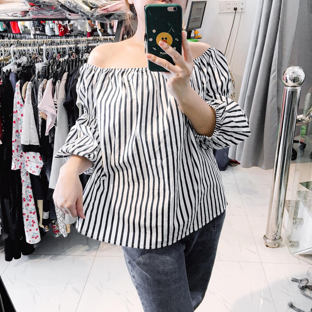 ÁO BẸT VAI NỮ BIG SIZE NGOẠI CỠ - ÁO KIỂU NỮ SIZE LỚN - QUẦN ÁO BIG SIZE CHO NGƯỜI MẬP BÉO - BJTY SHOP BIG SIZE