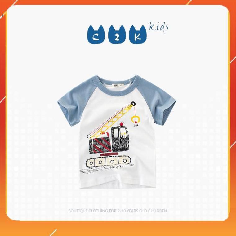 Áo Phông Ngắn Tay Hàn Quốc Mùa Hè 2021, Cotton Cao Cấp, Trẻ Em 2 – 10 tuổi, A25 QC loại 1