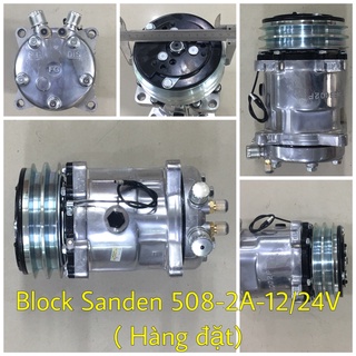 Block lạnh xe SANDEN bản đặt (505/507/508)