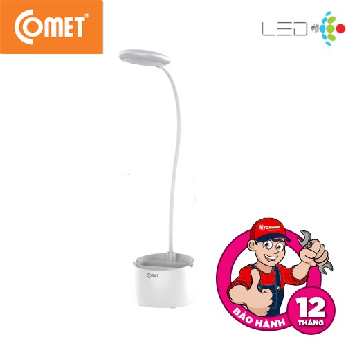 Combo cho Mẹ và Bé: Quạt sạc COMET CRF0705 5W đa chức năng & Đèn bàn COMET CT177 5W