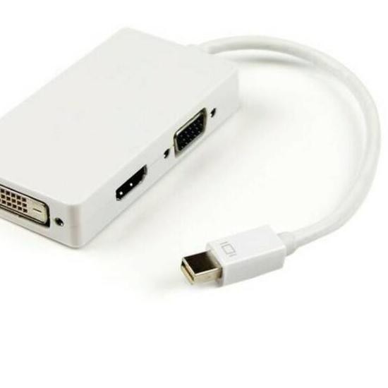 Đầu Chuyển Đổi 3 Trong 1 Từ Macbook Sang Hdmi Vga Dvi Macbook Tablet 11 Imac 13 Air Pro 17