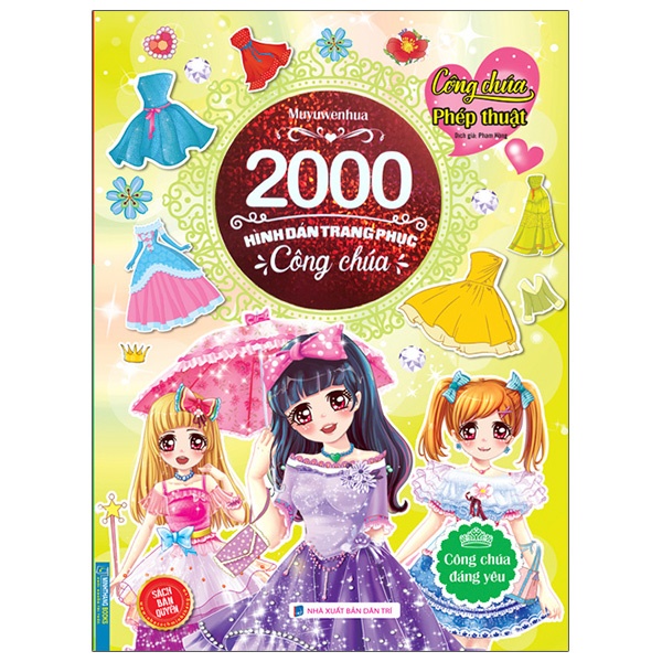 Sách 2000 Hình Dán Trang Phục Công Chúa - Công Chúa Đáng Yêu