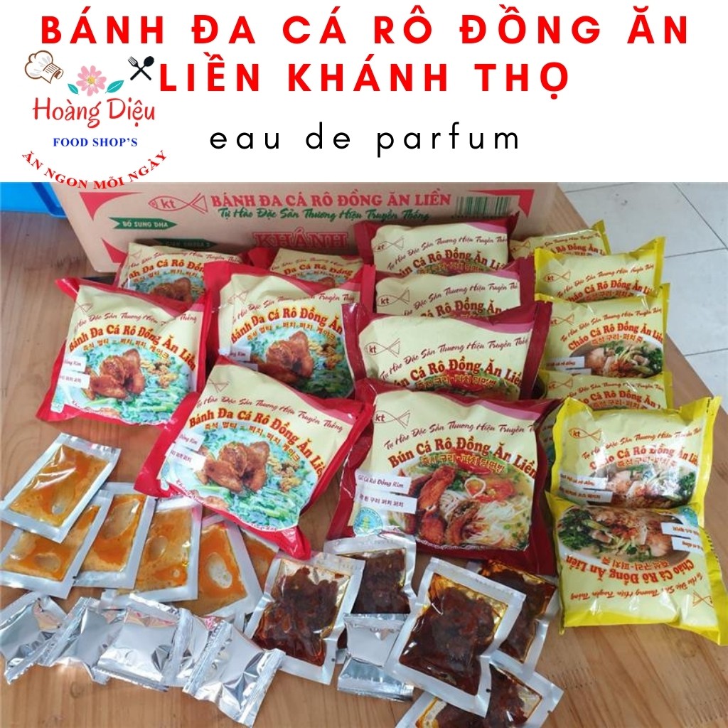 [Thùng 20 Gói] Bánh Đa, Bún Cá Rô Đồng Ăn Liền Khánh Thọ Gói 120G