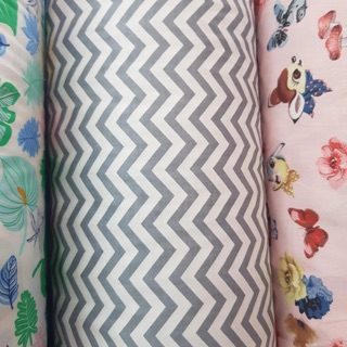 Vải thô mặt lụa tông màu ghi dày dặn 100% cotton may ga gối