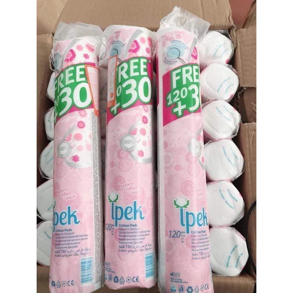 Bông Tẩy Trang Ipek 150 Miếng Cotton Pads