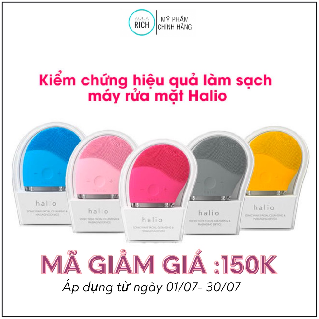 Máy Rửa Mặt Và Mát Xa Massage Da Mặt Halio hFacial Cleansing & Massaging