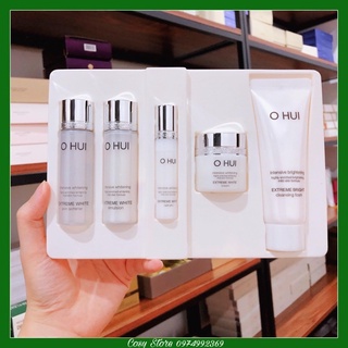 Bộ Dưỡng trắng OHUI Extreme White mini set (90ml) - HÀNG CHÍNH HÃNG
