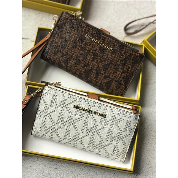 TÚI VÍ MK KHOÁ ZIPPY ĐÔI FULLBOX PHỐI MÀU HÀNG SẴN VINKYSHOPTK