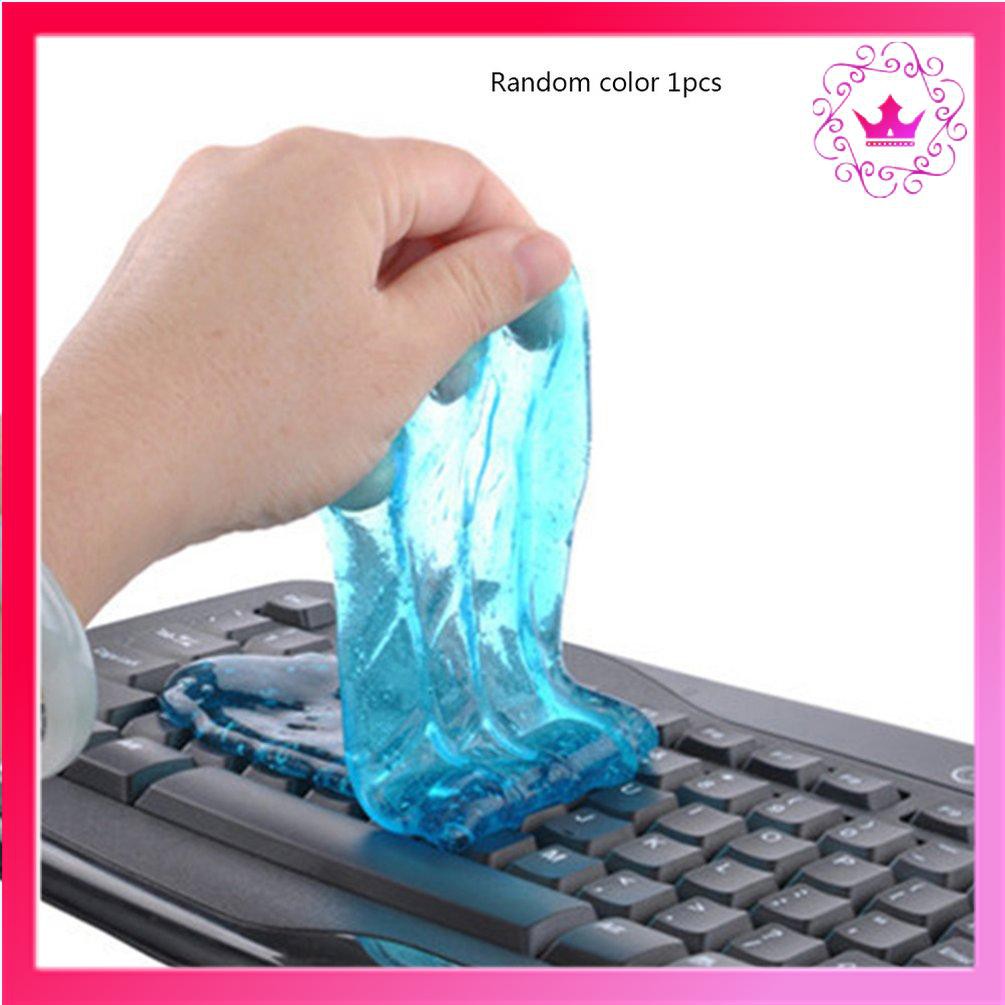 1 Miếng Gel dẻo làm sạch vệ sinh ô tô, bàn phím, điện thoại, bụi bẩn, laptop